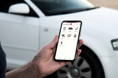 Unterwegs mit der Fahrer-App SRK Drive