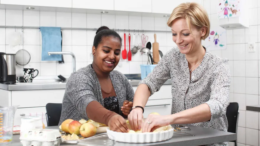 Tandem von mitten unter uns beim Backen